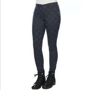 Democracy Ab Technology blue checkered pants,10